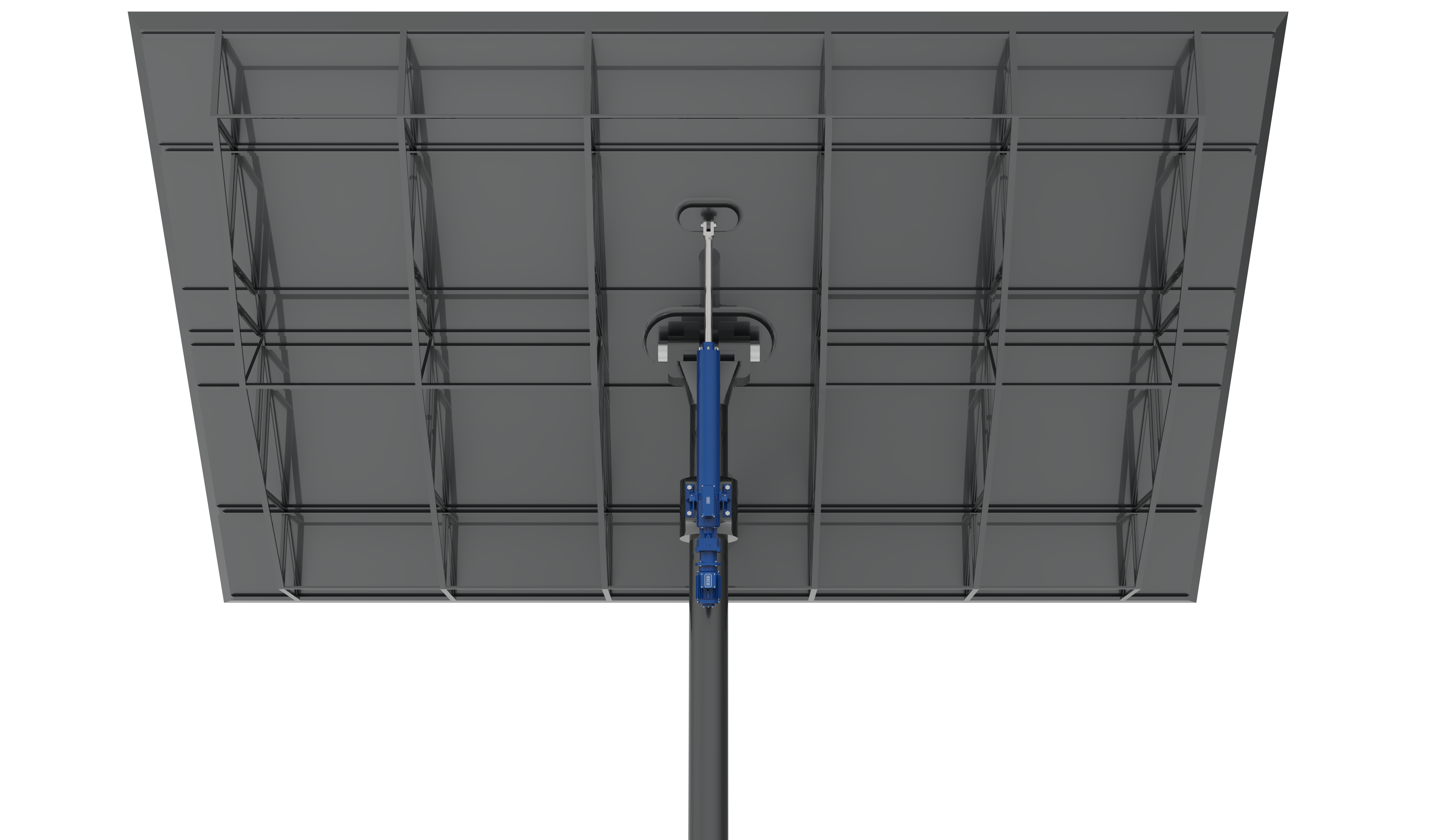 Actuator mounted and shown - back side